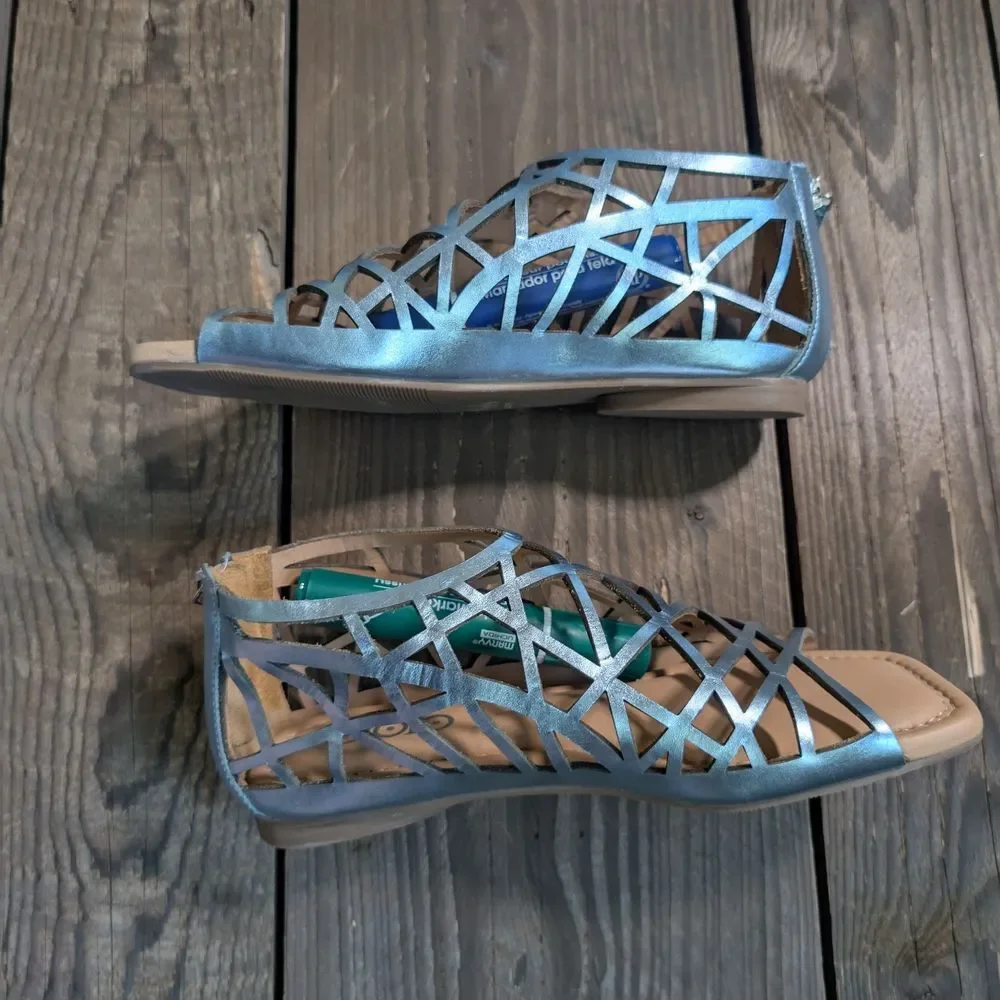 GOLO Silver Sandals 8 - Picture 5 of 9